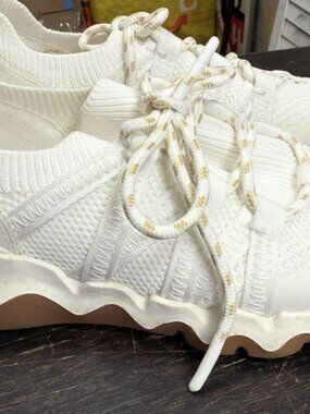Madewell MWL Field Knit White Sneakers Cloudlift Insoles Walking Womens 6.5M